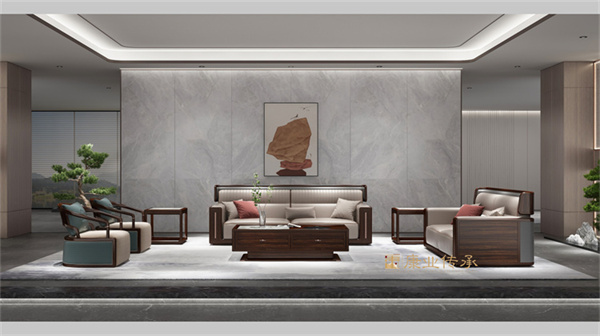 新中式沙发组合