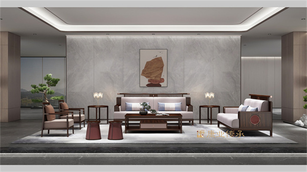 新中式沙发组合