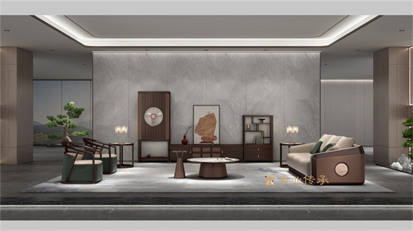 新中式沙发组合