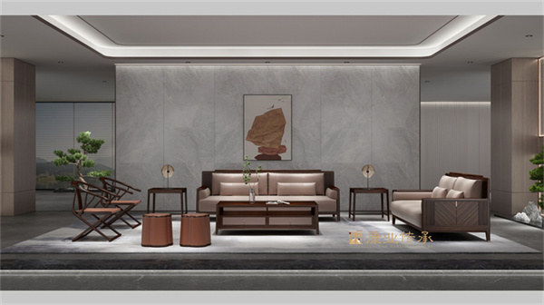 新中式沙发组合