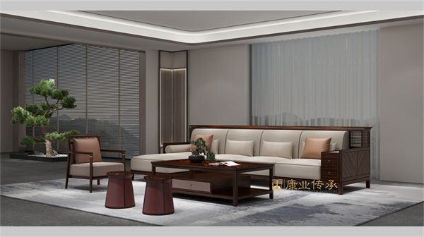 新中式沙发组合