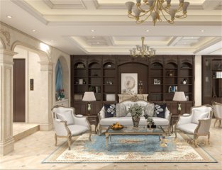 新中式沙发组合